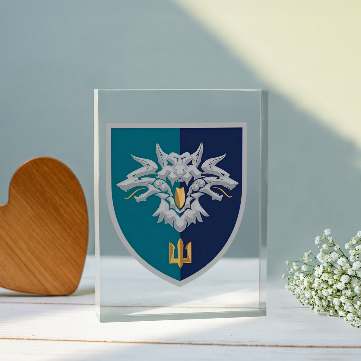 38th Marine Brigade (Ukraine) - 4.5" x 6" Acrylic Block