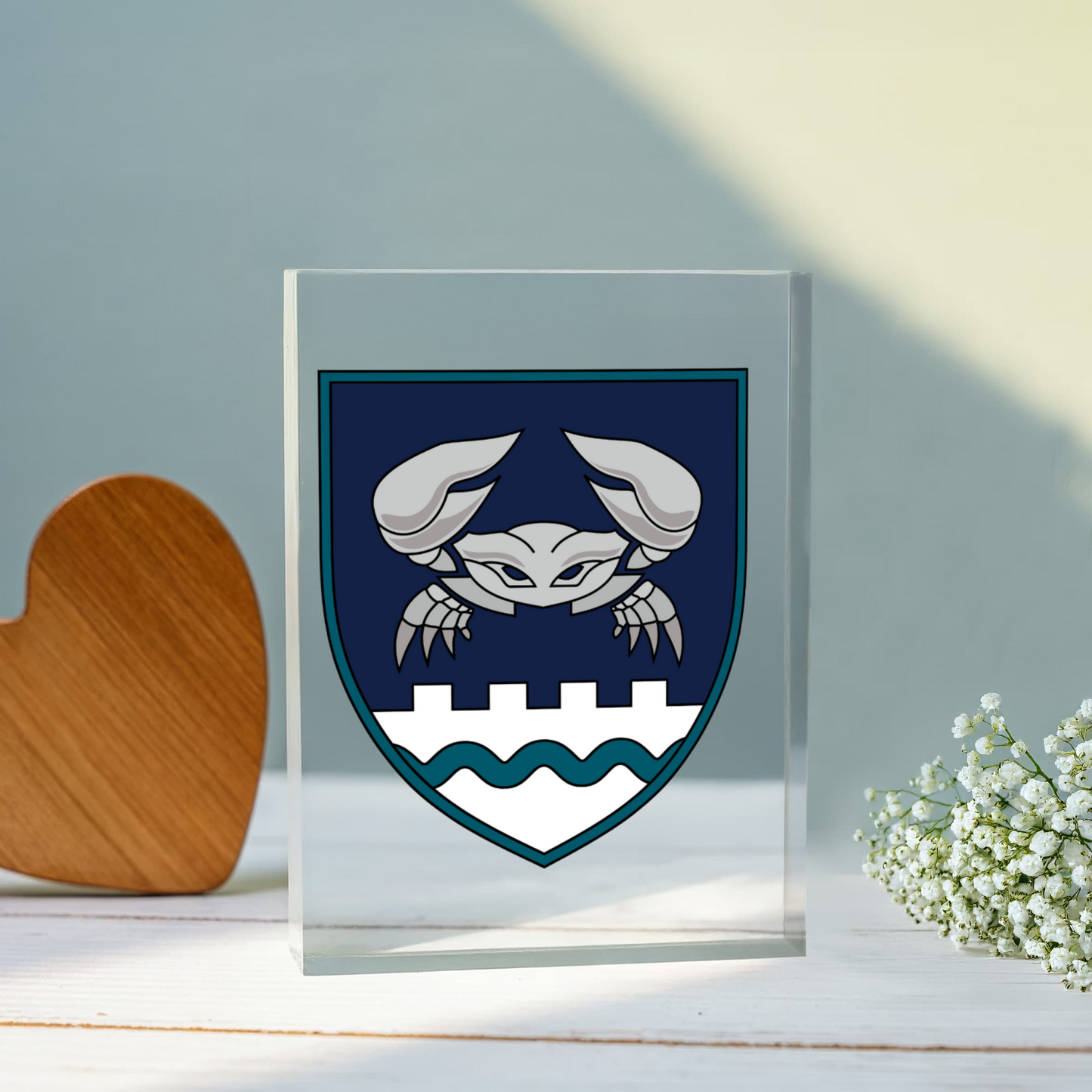 34th Coastal Defense Brigade (Ukraine) - 4.5" x 6" Acrylic Block