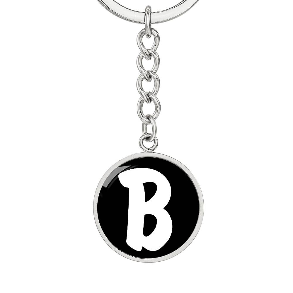 Initial B v3b - Luxury Keychain