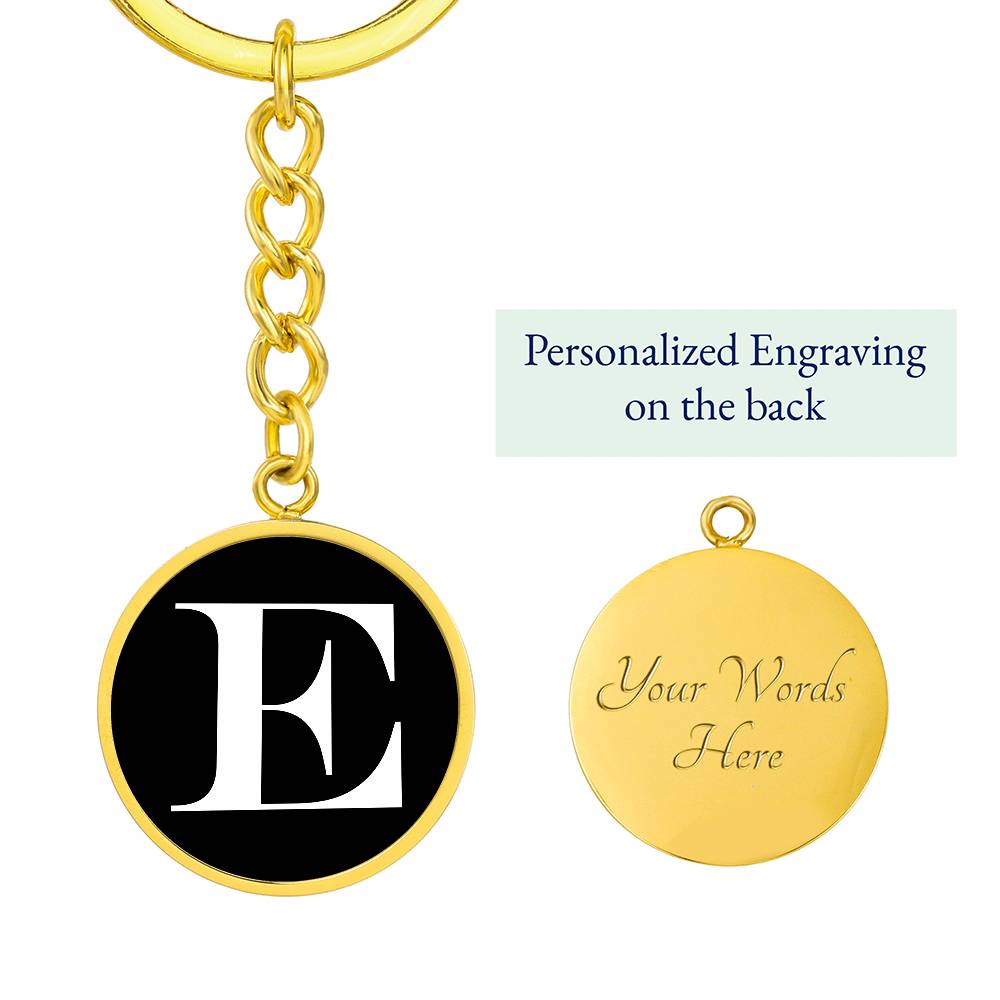 Initial E v3a - Luxury Keychain