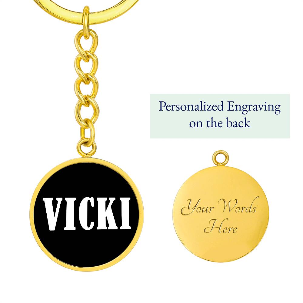 Vicki v01w - Luxury Keychain