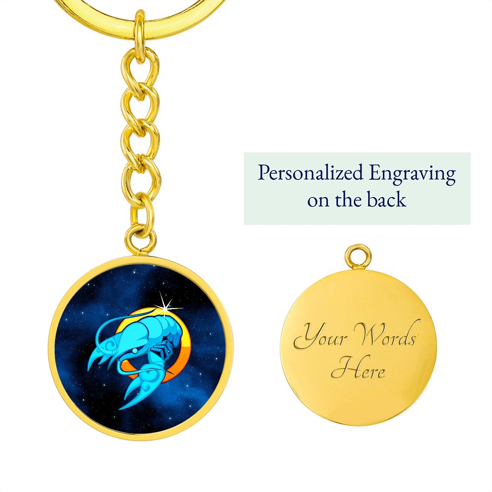Zodiac Sign Cancer - Luxury Keychain