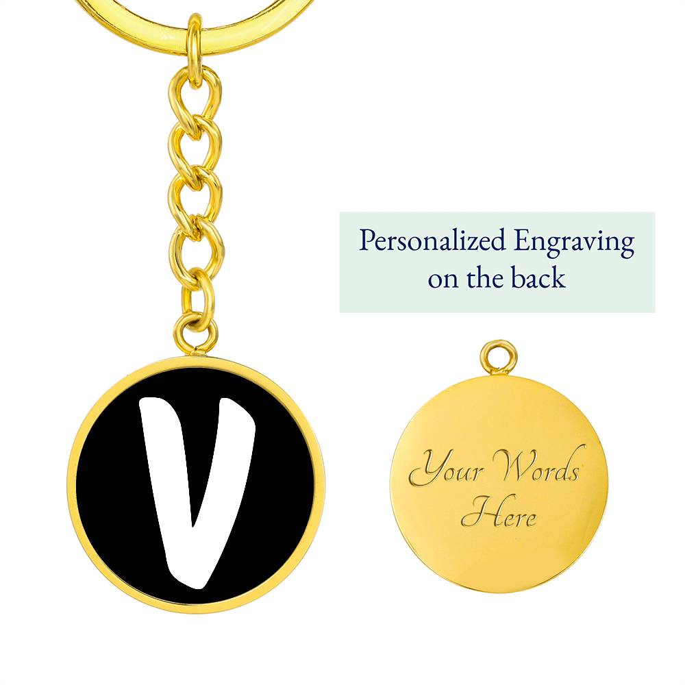 Initial V v3b - Luxury Keychain