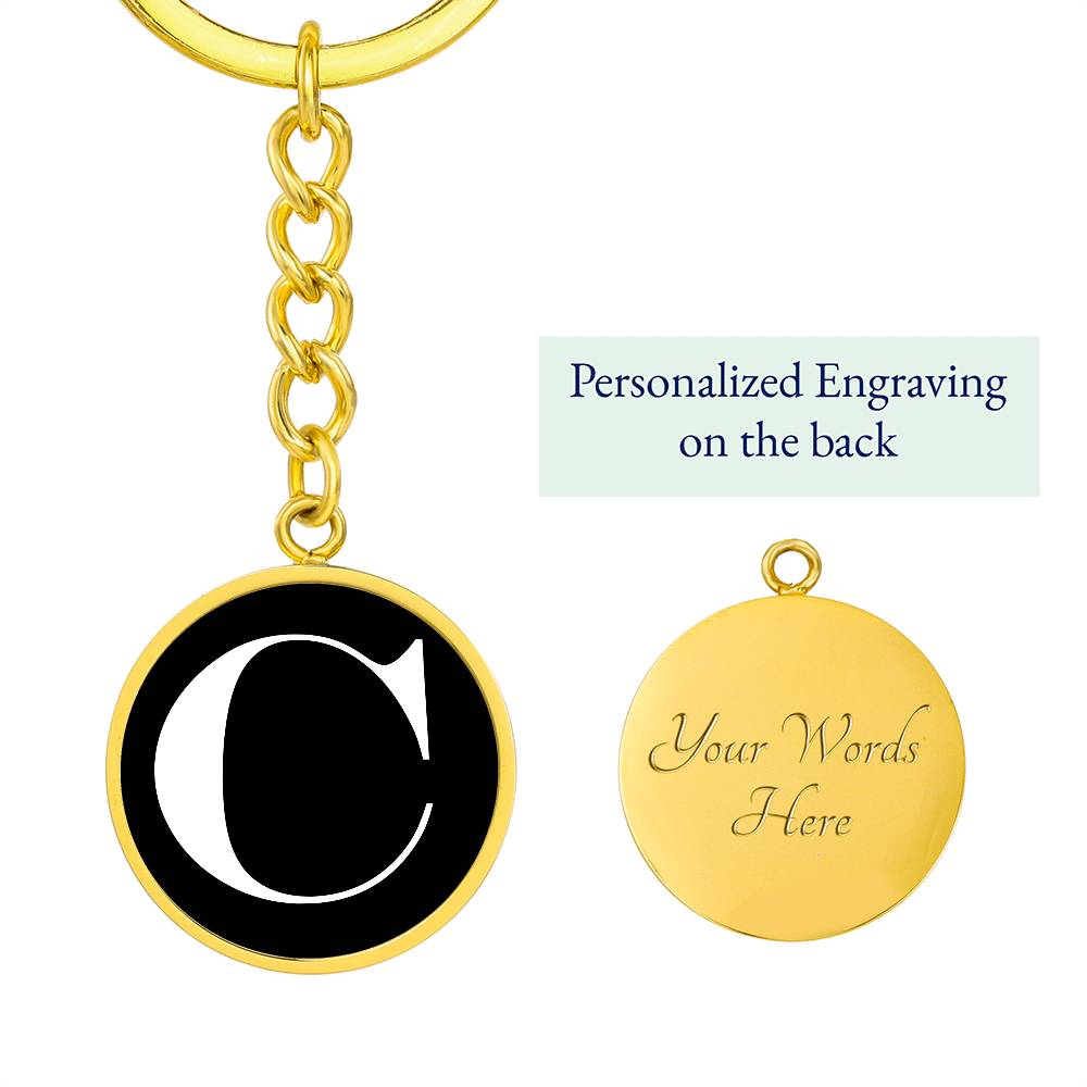 Initial C v3a - Luxury Keychain