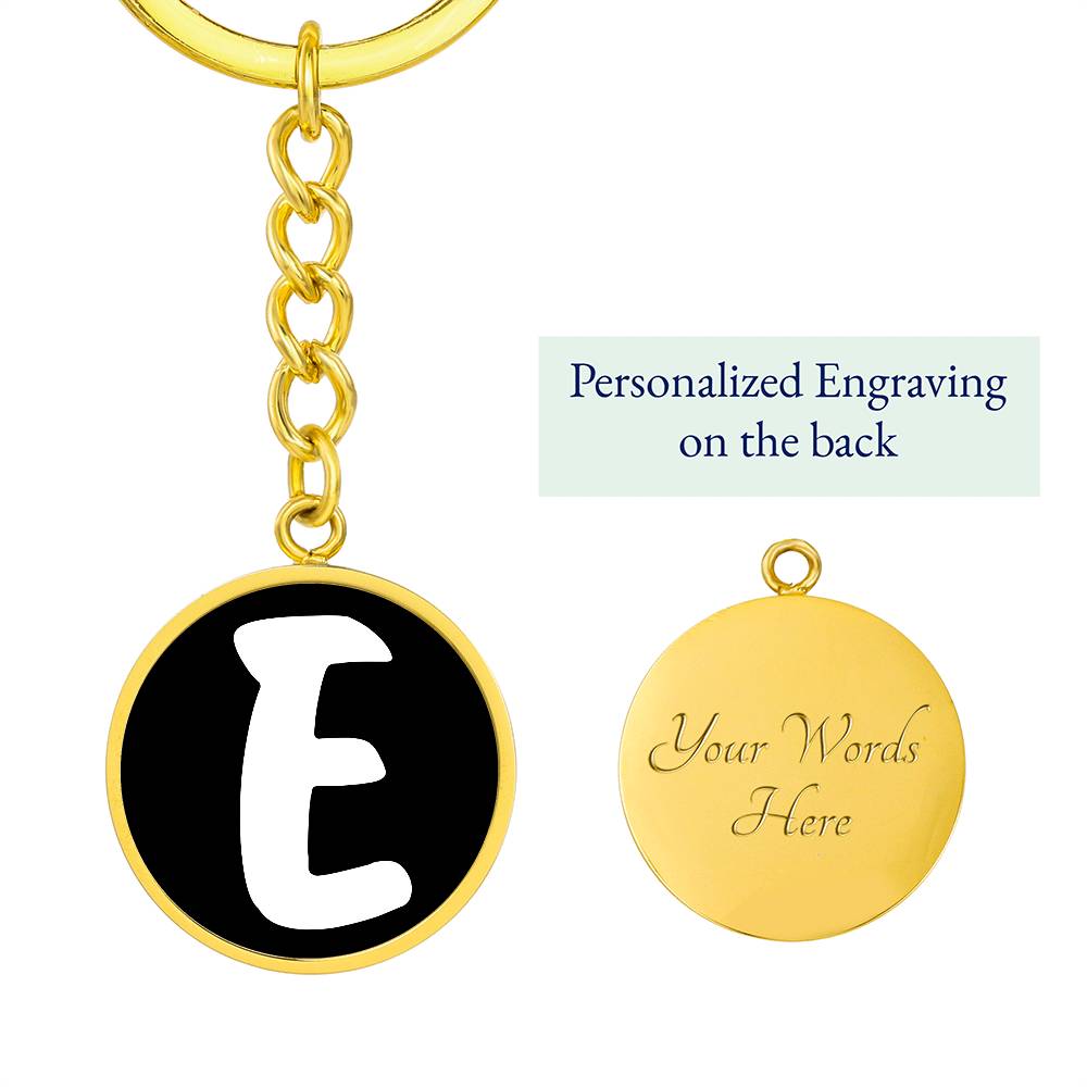 Initial E v3b - Luxury Keychain