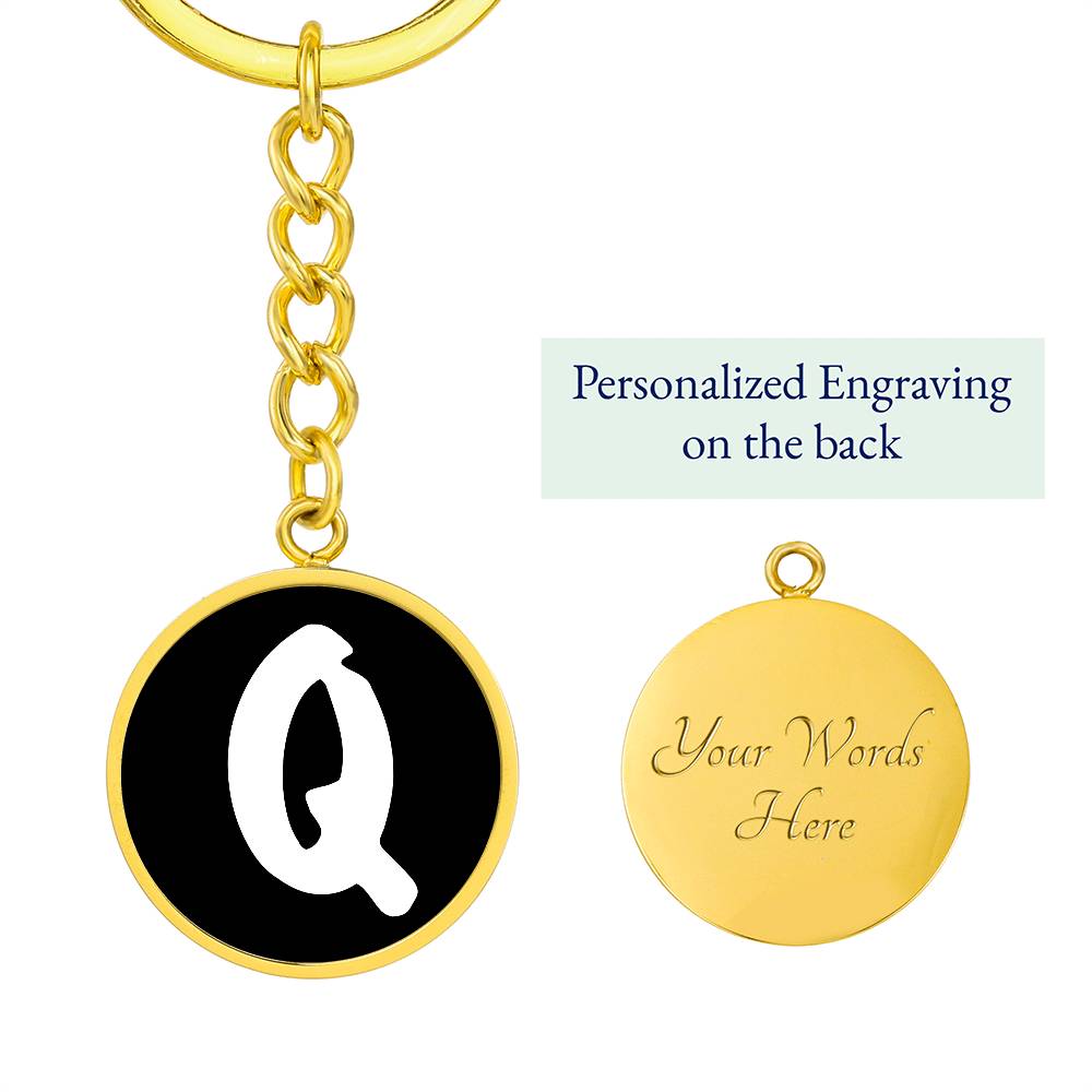 Initial Q v3b - Luxury Keychain