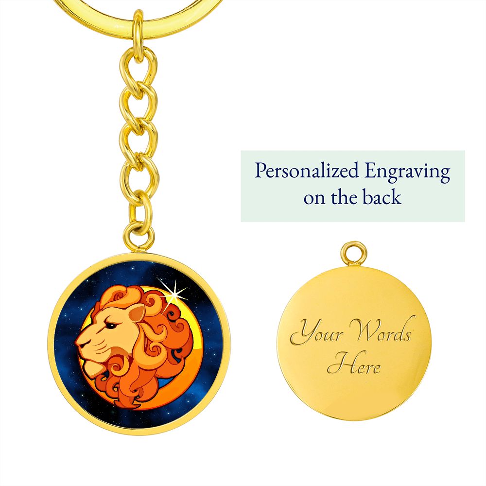 Zodiac Sign Leo - Luxury Keychain