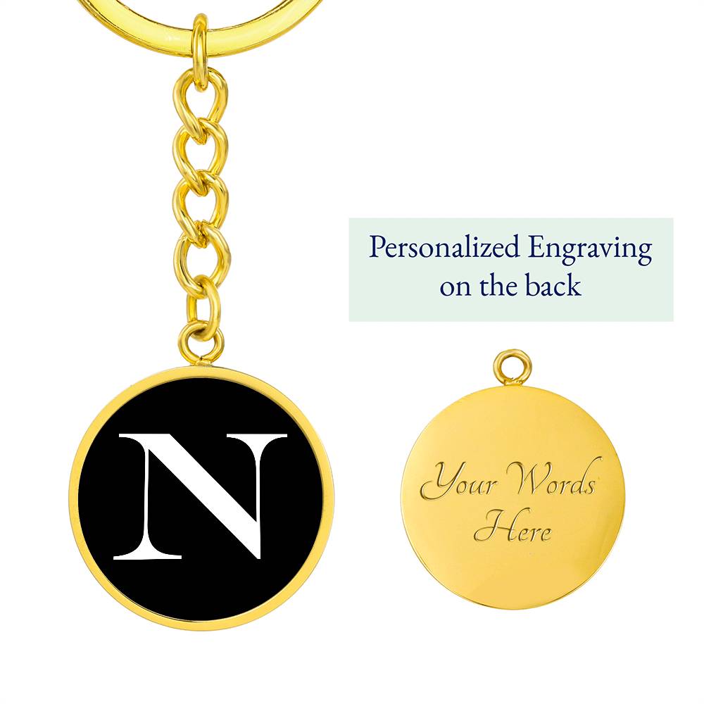 Initial N v3a - Luxury Keychain