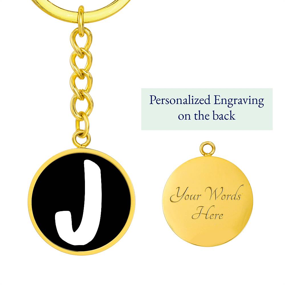 Initial J v3b - Luxury Keychain