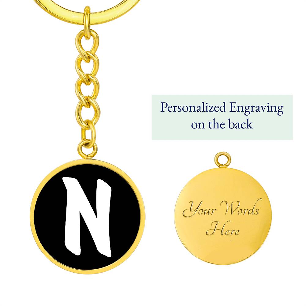 Initial N v3b - Luxury Keychain