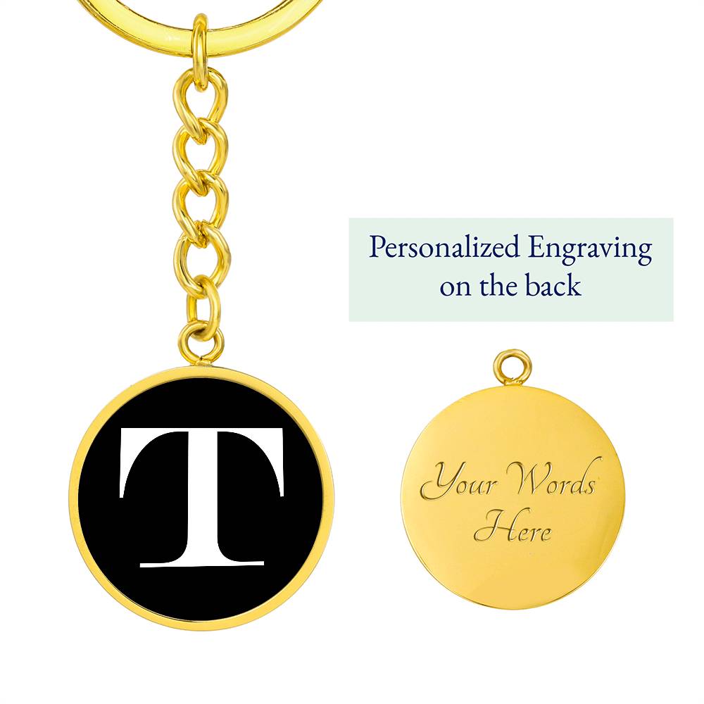 Initial T v3a - Luxury Keychain