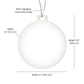 Blanca v01 - Acrylic Ornament
