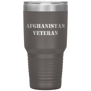 Afghanistan Veteran - 30oz Insulated Tumbler