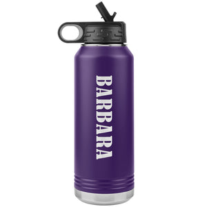 Barbara v02 - 32oz Insulated Water Bottle