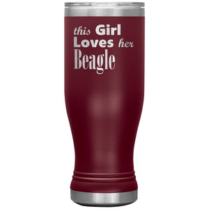 Beagle - 20oz BOHO Insulated Tumbler