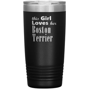 Boston Terrier - 20oz Insulated Tumbler