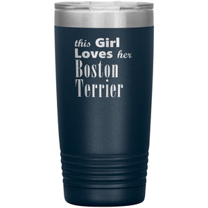 Boston Terrier - 20oz Insulated Tumbler