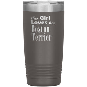 Boston Terrier - 20oz Insulated Tumbler