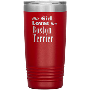 Boston Terrier - 20oz Insulated Tumbler
