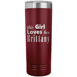 Brittany - 22oz Insulated Skinny Tumbler