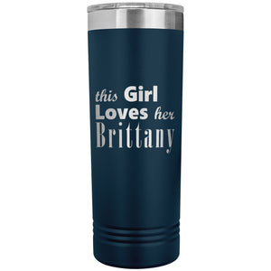 Brittany - 22oz Insulated Skinny Tumbler