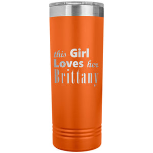 Brittany - 22oz Insulated Skinny Tumbler