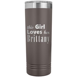 Brittany - 22oz Insulated Skinny Tumbler