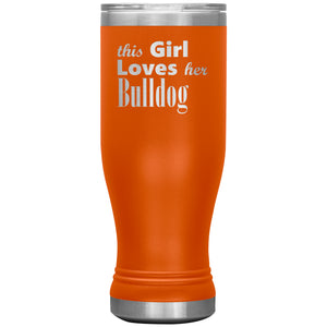 Bulldog - 20oz BOHO Insulated Tumbler