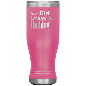 Bulldog - 20oz BOHO Insulated Tumbler