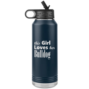 Bulldog - 32oz Insulated Water Bottle