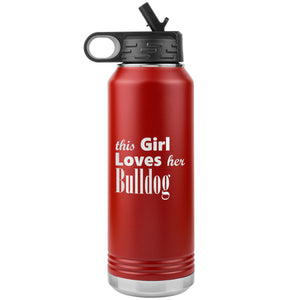 Bulldog - 32oz Insulated Water Bottle