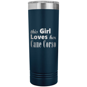 Cane Corso - 22oz Insulated Skinny Tumbler