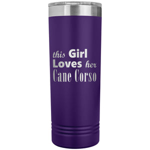 Cane Corso - 22oz Insulated Skinny Tumbler
