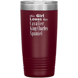 Cavalier King Charles Spaniel - 20oz Insulated Tumbler