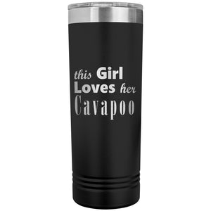 Cavapoo - 22oz Insulated Skinny Tumbler