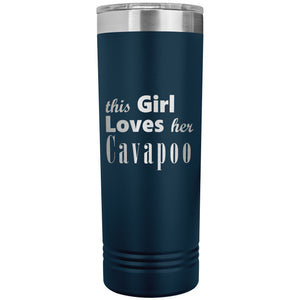 Cavapoo - 22oz Insulated Skinny Tumbler
