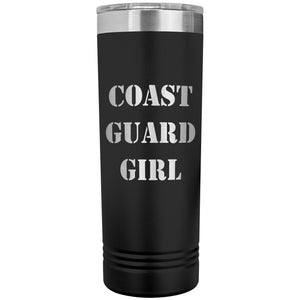 Coast Guard Girl - 22oz Insulated Skinny Tumbler