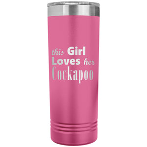 Cockapoo - 22oz Insulated Skinny Tumbler