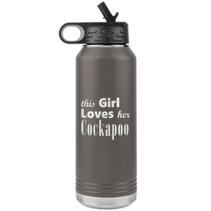 Cockapoo - 32oz Insulated Water Bottle