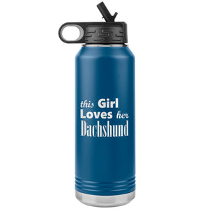 Dachshund - 32oz Insulated Water Bottle