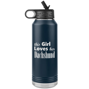 Dachshund - 32oz Insulated Water Bottle