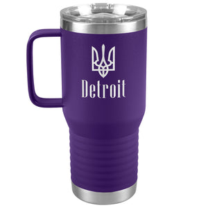Detroit - 20oz Insulated Travel Tumbler