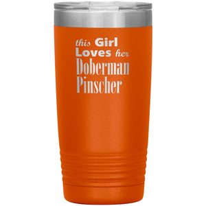 Doberman Pinscher - 20oz Insulated Tumbler