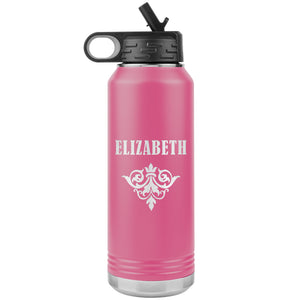 Elizabeth v01 - 32oz Insulated Water Bottle