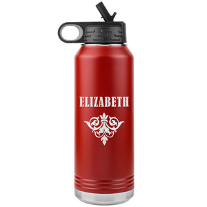 Elizabeth v01 - 32oz Insulated Water Bottle