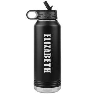 Elizabeth v02 - 32oz Insulated Water Bottle