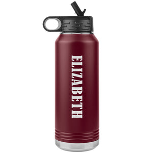 Elizabeth v02 - 32oz Insulated Water Bottle