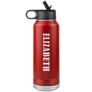 Elizabeth v02 - 32oz Insulated Water Bottle