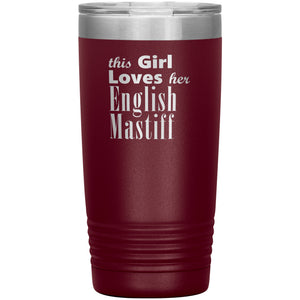 English Mastiff - 20oz Insulated Tumbler