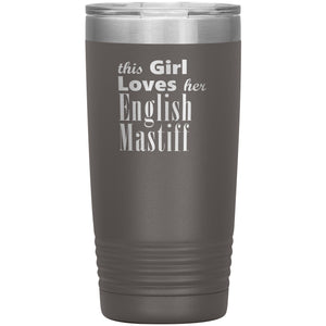 English Mastiff - 20oz Insulated Tumbler